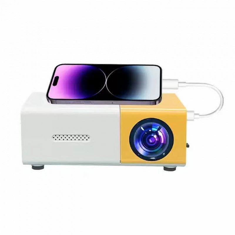 Cross-border YG300 Mini Projector Home Led Portable Small Projector HD 1080p Foreign Trade